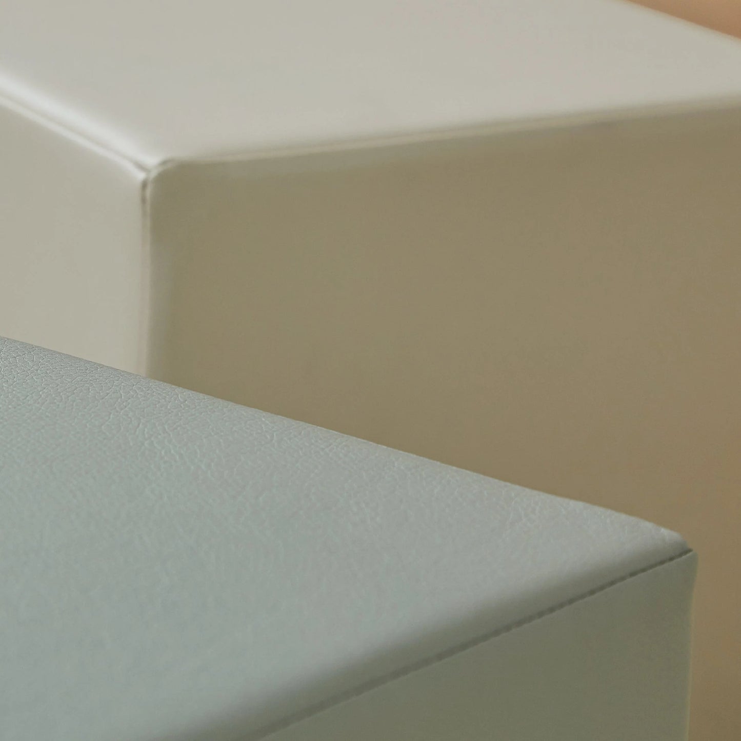 CuddleCo Soft Play Cubes 2 Piece - Sea Salt & Pebble