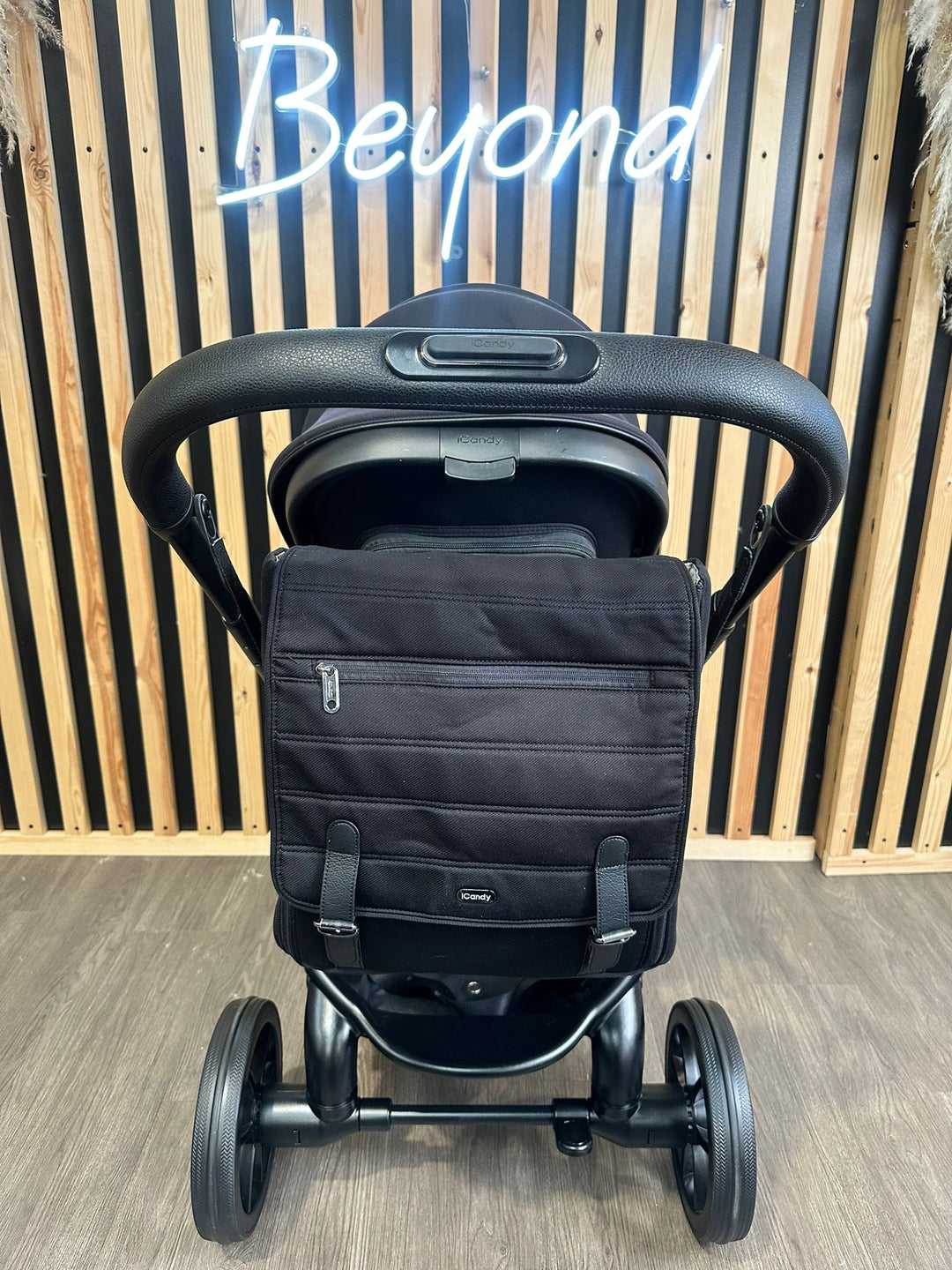 PRE LOVED iCandy Peach 7 Pram & Pushchair Including Accessories - Jet Black