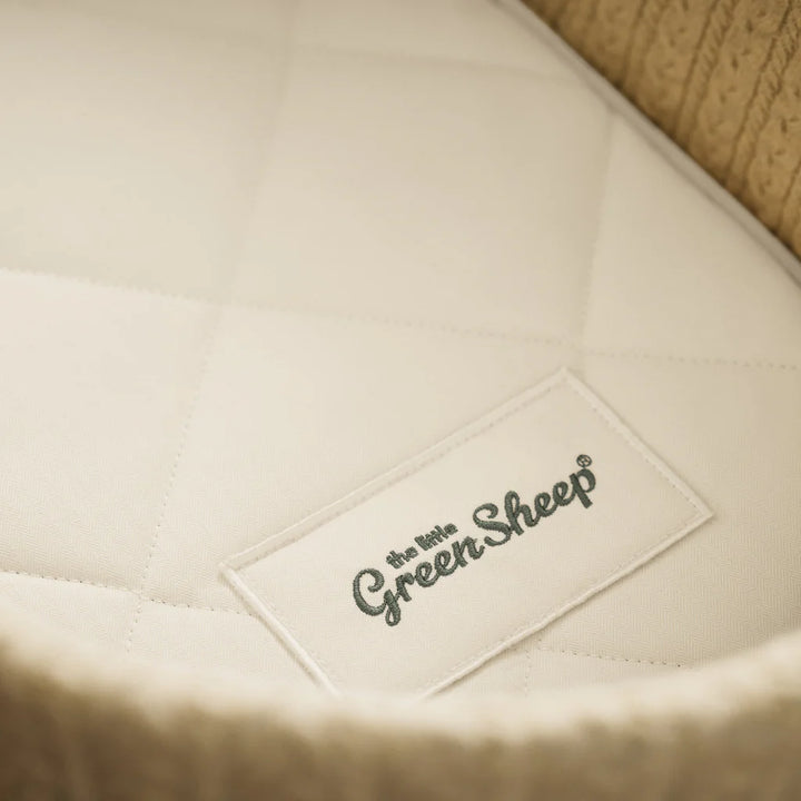 The Little Green Sheep Natural Moses Basket Mattress