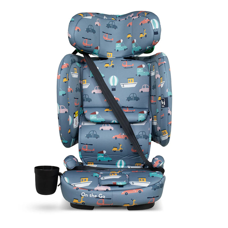 Cosatto On The Go i-Size Travel Car Seat - Itchy Feet Sky
