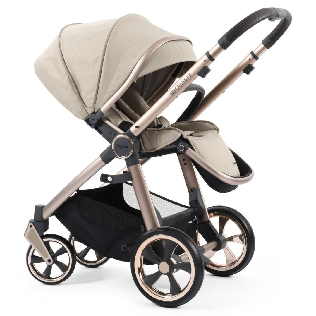 Babystyle Oyster 3 Luxury Travel System Bundle - Creme Brulee