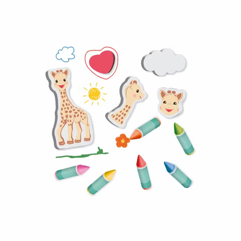 Sophie la Girafe Bath Crayons & Shapes