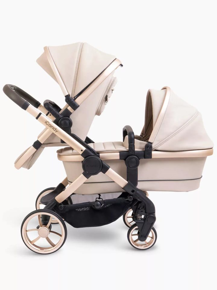 iCandy Peach 7 Pushchair Double - Biscotti