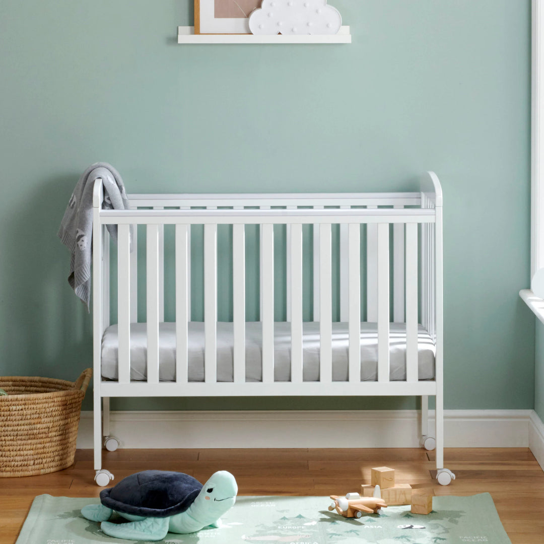 Babymore Space Saver Cot – White
