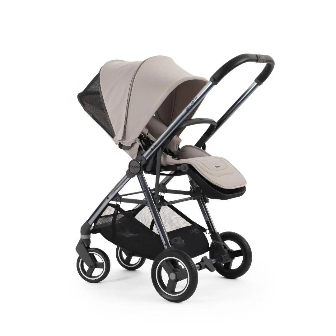 Oyster Gravity+ Stroller 5 pcs Bundle - Stone (Non 360 Car Seat)