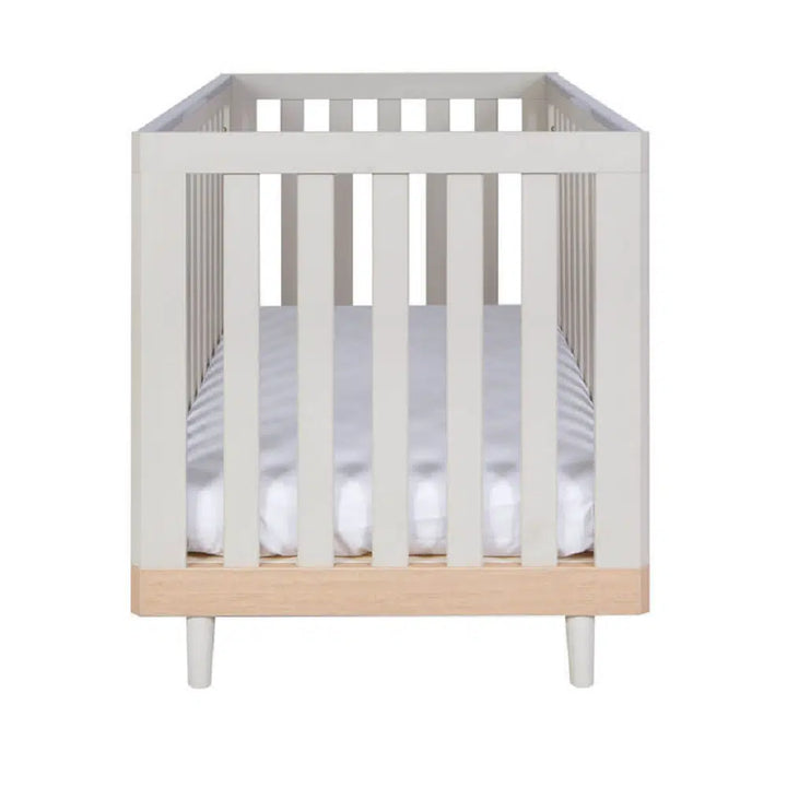 Tutti Bambini Hygge Cot Bed – Light Oak/White Sand