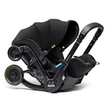 Doona X Recline Car Seat & Stroller with Isofix Base & Rain Cover Bundle - Nitro Black + FREE Essentials Bag Worth £54.99!