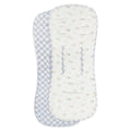 Avery Row Pram Liner - Coastline/Waves