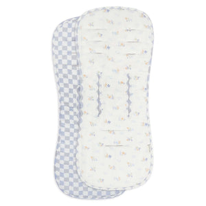 Avery Row Pram Liner - Coastline/Waves