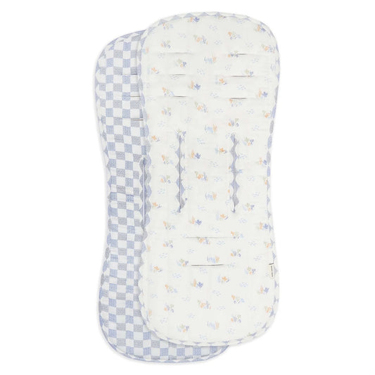 Avery Row Pram Liner - Coastline/Waves