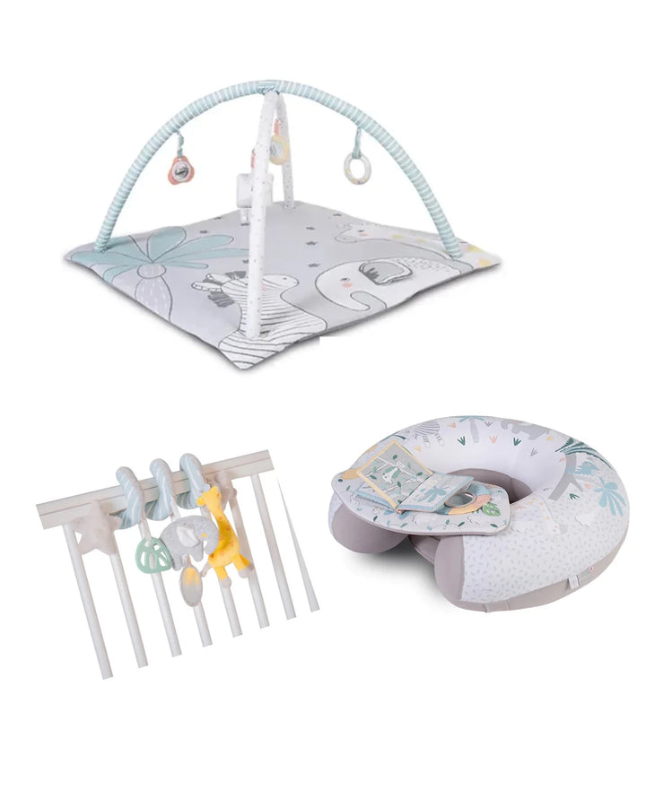 Cosatto Giggle 3 in 1 i-Size Mega Bundle Inc Bedside Crib, Swing, Play Set - Nature Trail