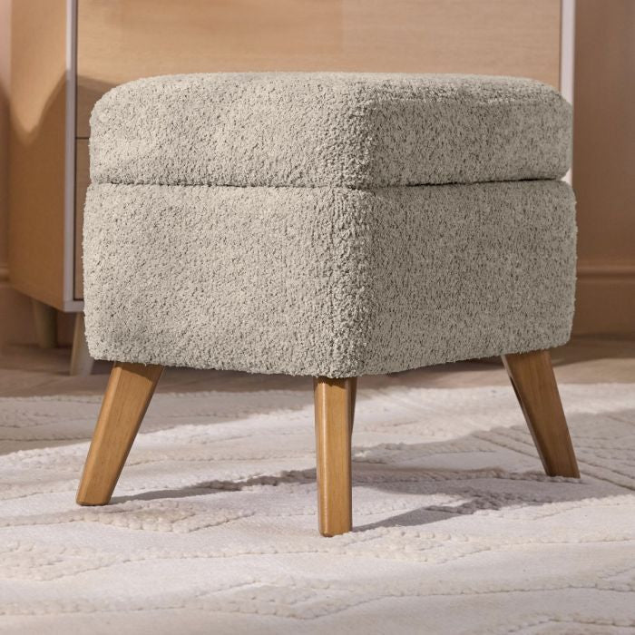 Tutti Bambini Oscar Luxe Rocking Chair & Storage Footstool - Mushroom