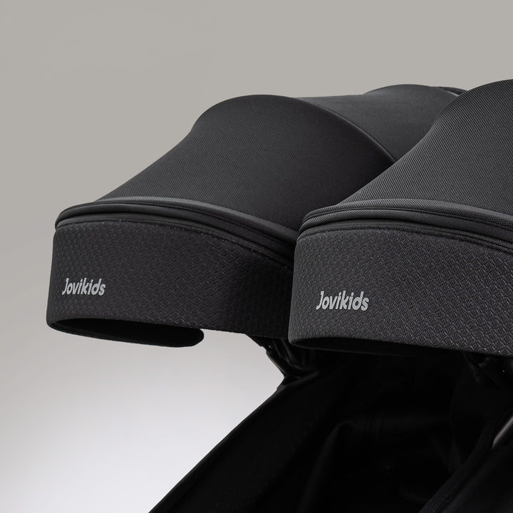 JoviKids Ayla Compact Twin Pushchair - Black