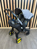PRE LOVED Doona+ Car Seat & Stroller w/ Accessories - Urban Grey