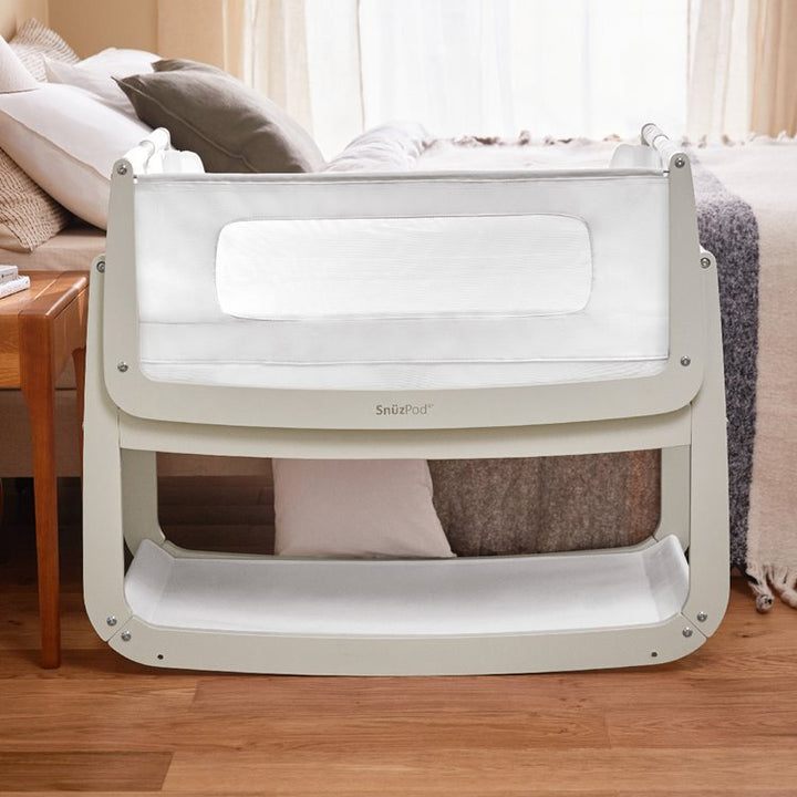 SnuzPod4 Bedside Crib - Barley