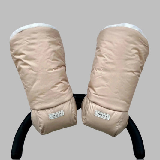 Hudoma Luxury Pram Gloves - Brooklyn Beige