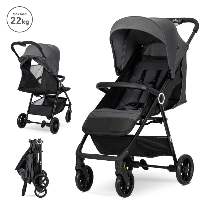 Lorelli Noir Lightweight Compact Stroller - Grey