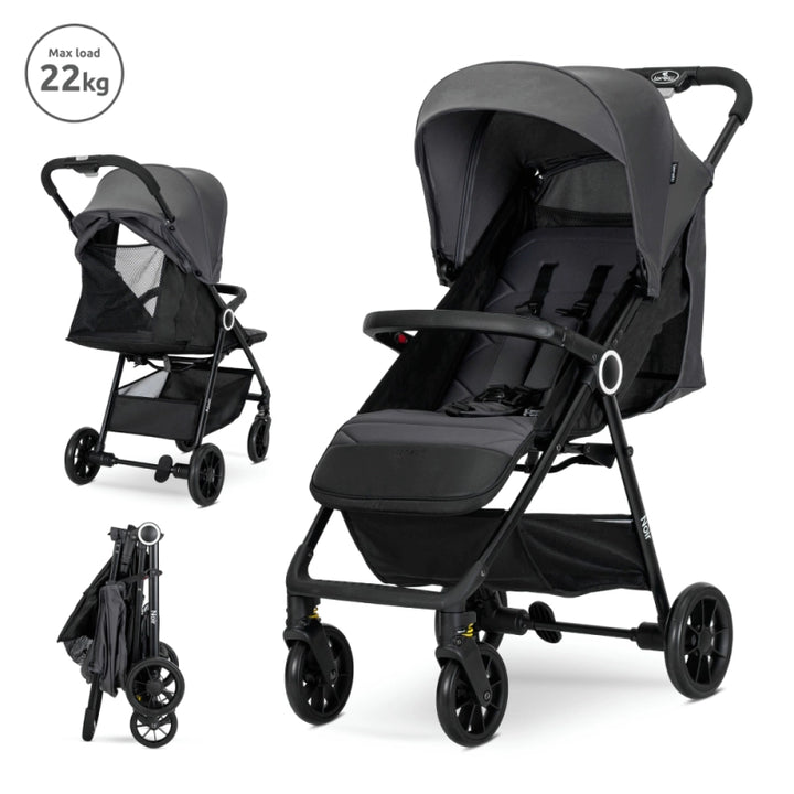 Lorelli Noir Lightweight Compact Stroller - Grey