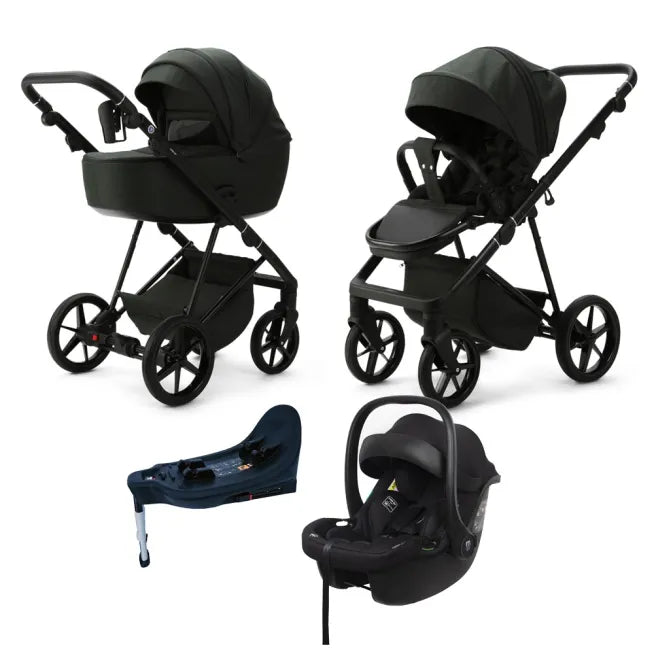 Mee-Go Milano Evo 4in1 All In One Travel System Inc Isofix Base - Racing Green