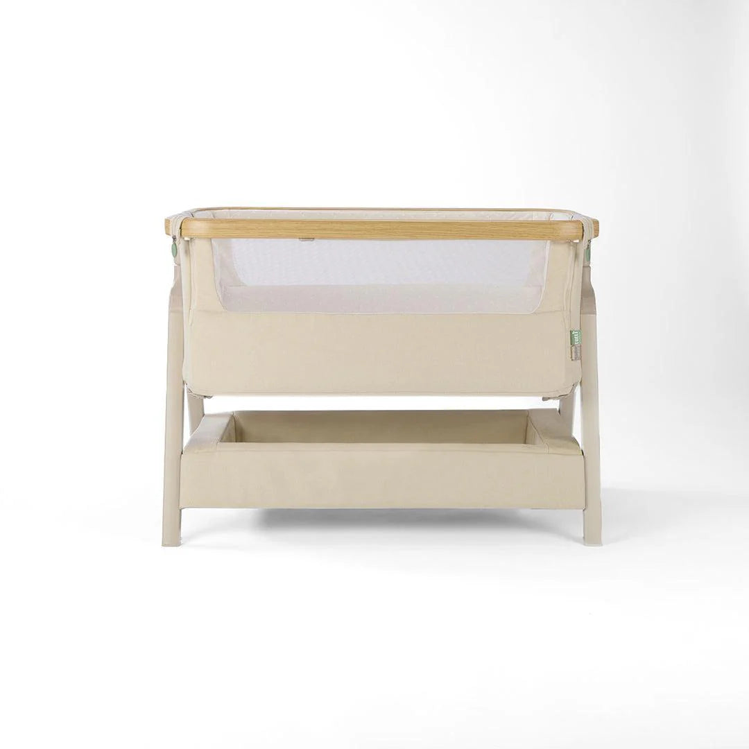 Tutti Bambini Cozee Air 2 Bedside Crib - Toasted Oak/Sand