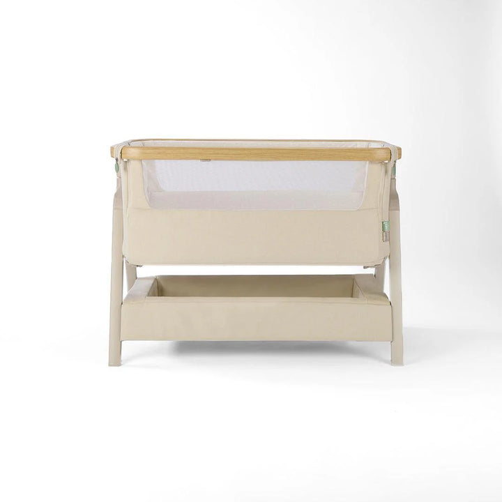 Tutti Bambini Cozee Air 2 Bedside Crib - Toasted Oak/Sand