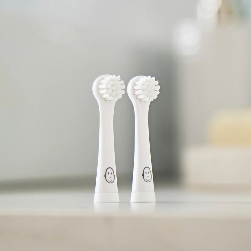 Matchstick Monkey Baby Electric Sonic Toothbrush Replacement Heads (2 Pack)