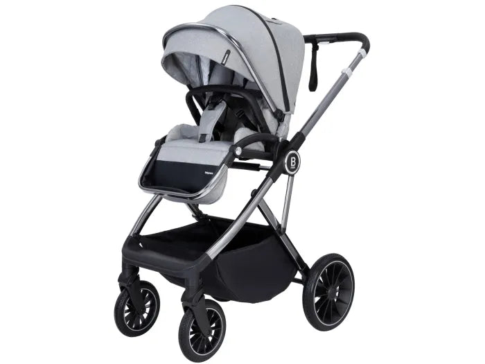 Babymore Chia Pram Pushchair - Pearl Grey