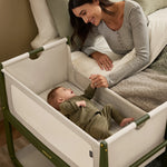 SnuzPod5 Bedside Crib - Olive