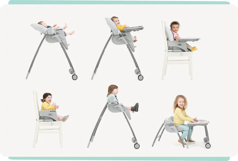 Joie Multiply 6in1 Highchair - Walnut Wood
