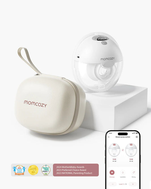 Momcozy M5 Wearable Electric Breast Pump - Grey