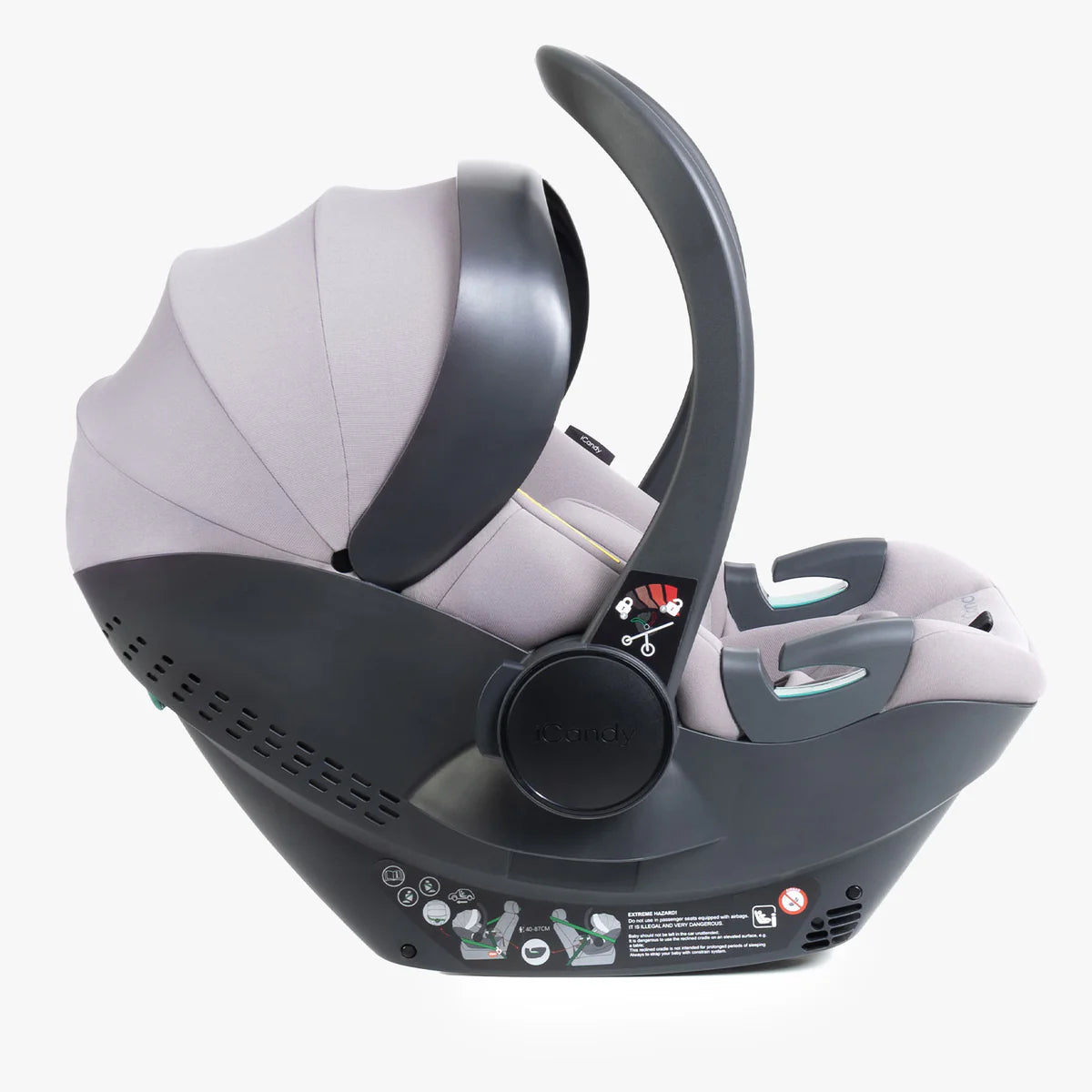iCandy Core2 Complete 360 Car Seat Travel System Bundle - Storm Grey
