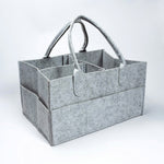 Zello Felt Nappy Caddy - Grey