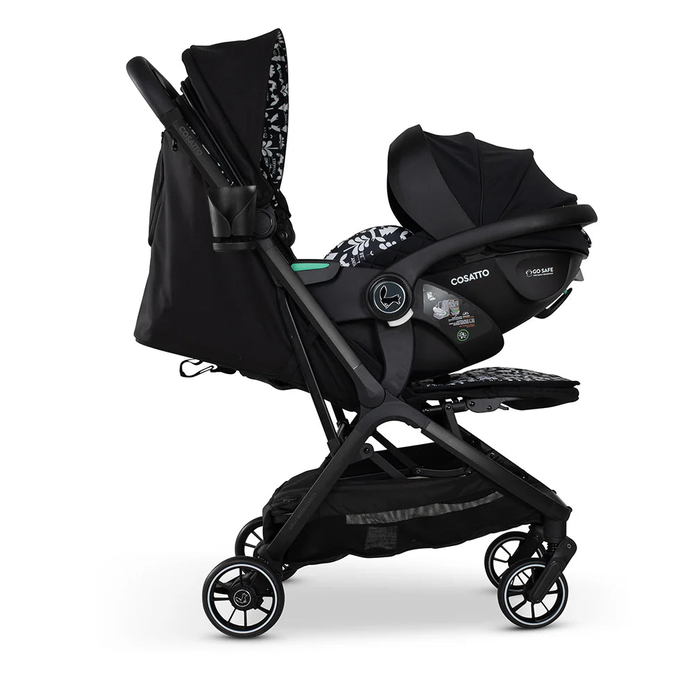 Cosatto Woosh City Recline Car Seat Bundle - Silhouette
