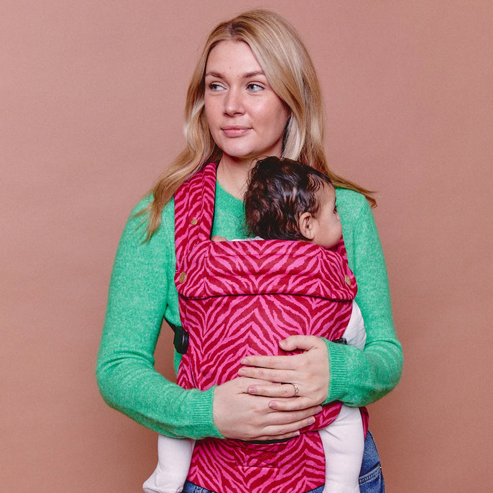 Bizzi Growin Nomad Air Animal Print Baby Carrier – Flaming Zebrano