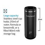 Baby Brezza SuperFast Portable Bottle Warmer - All Black