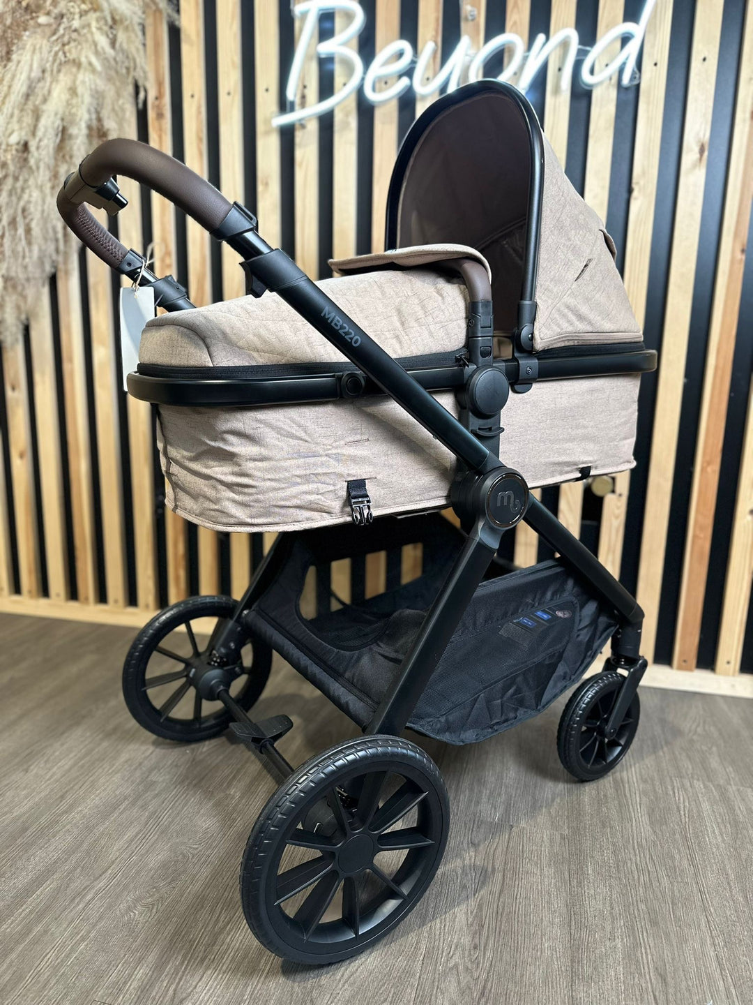 EX DISPLAY My Babiie MB220 3in1 Travel System - Mink