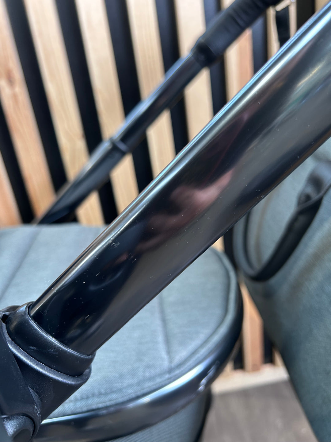 PRE LOVED iCandy Peach 6 Travel System - Dark Grey Twill