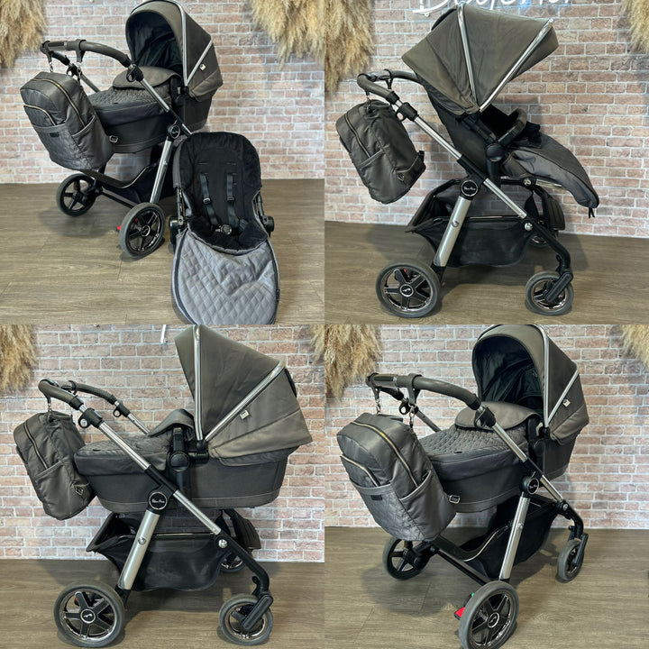 PRE LOVED Silver Cross Pioneer Pram & Pushchair - Clay