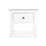 CuddleCo Clara Bedside Table - White & Ash