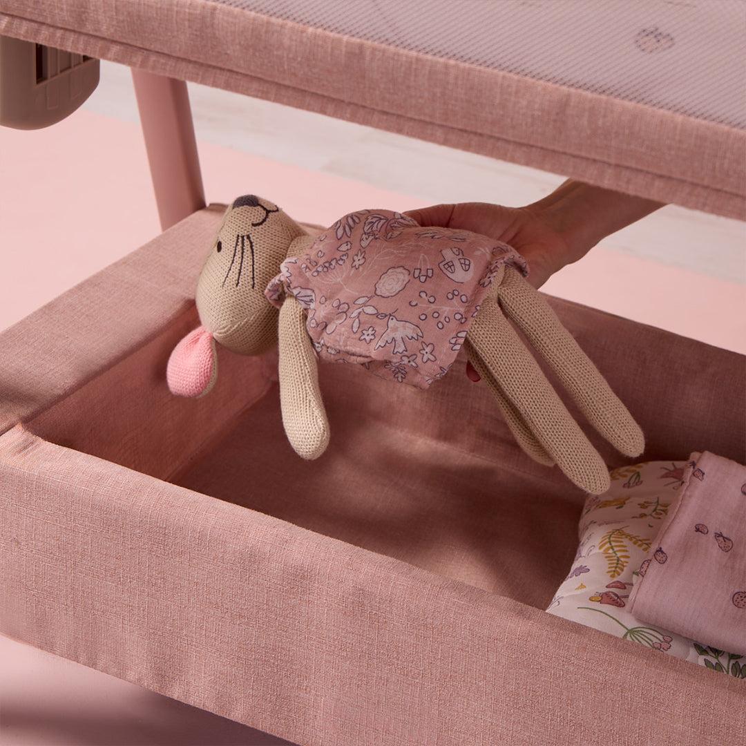 Tutti Bambini Cozee Zen Bedside Crib - Blush
