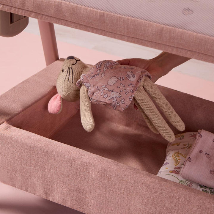 Tutti Bambini Cozee Zen Bedside Crib - Blush