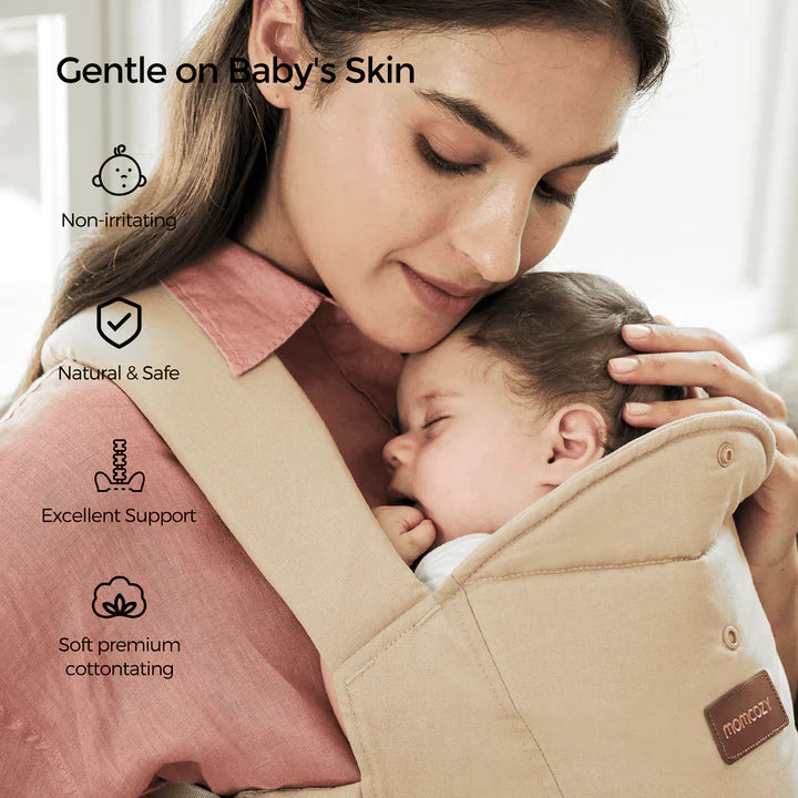 Momcozy Newborn Carrier WeeSnug 0-12m - Khaki