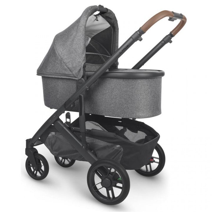 Uppababy Cruz V2 Pushchair + Carrycot + Mesa + Base i-Size Travel System - Greyson Charcoal Melange