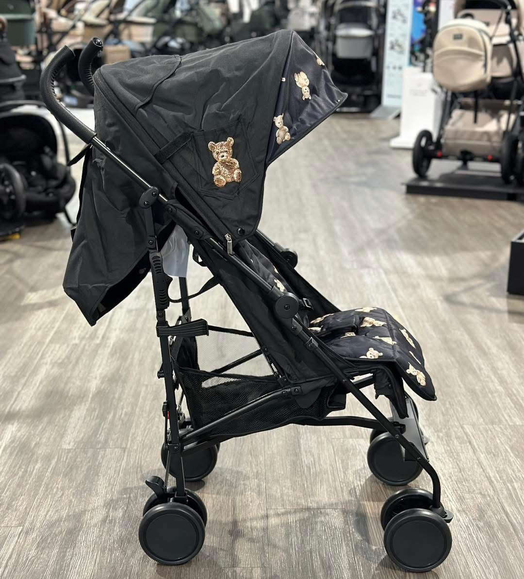 EX DISPLAY Roma Star Stroller - Teddy Black