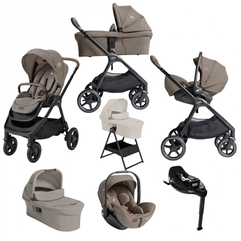 Joie Finiti Signature Bambinos Ultimate Travel System & Complete Home Baby Bundle