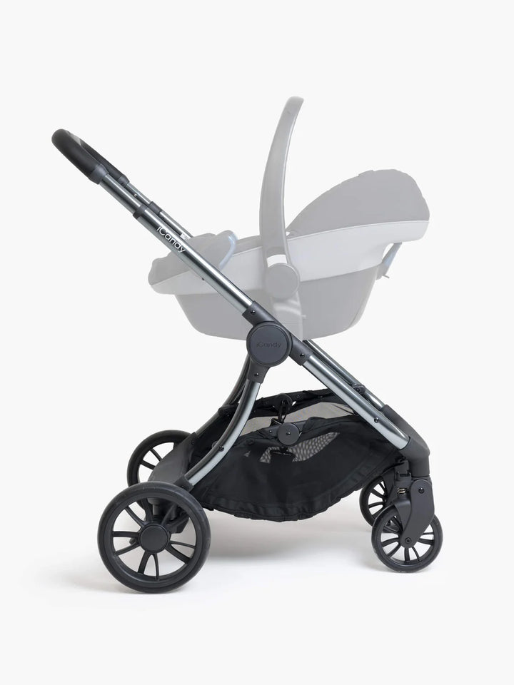 iCandy Lime Charcoal Lifestyle Pushchair + Carrycot & Accessories