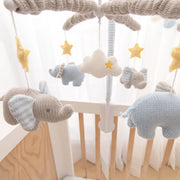 Living Textiles Musical Mobile Set - Mason Elephant