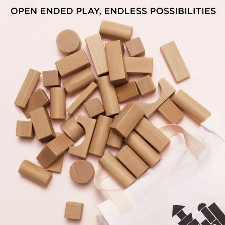 Le Toy Van Natural Wood Building Blocks