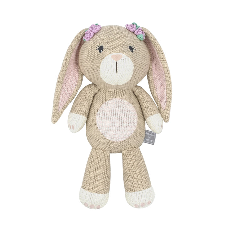 Living Textiles Amelia the Bunny Knitted Toy