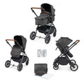 Ickle Bubba Cosmo 6 Piece Pram - Graphite Grey